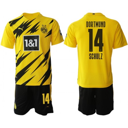 Billiga Fotbollströjor Borussia Dortmund Nico Schulz 14 Barn Hemma tröja 2020/21 Kortärmad